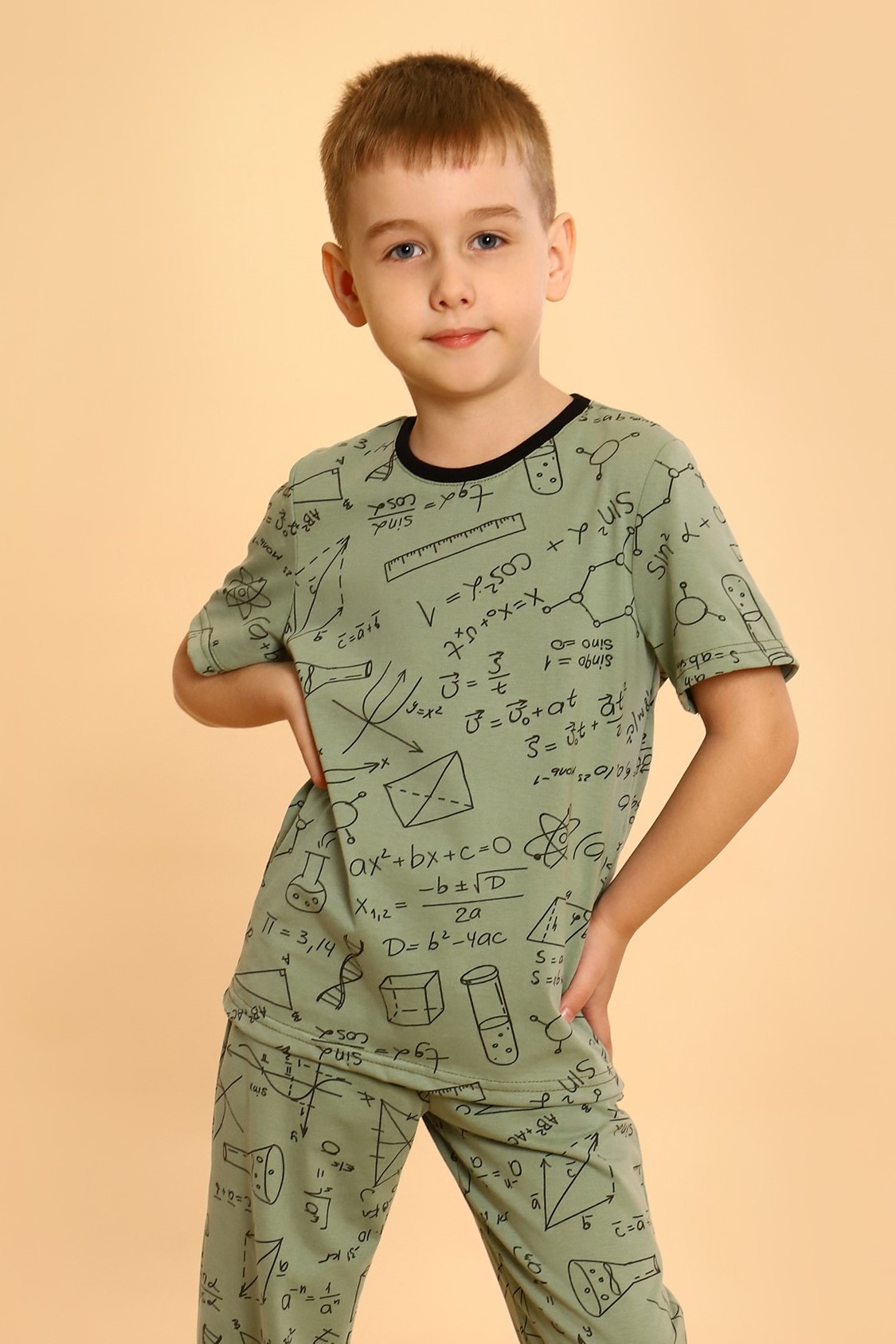 Пижама детская для мальчиков с брюками "Formula"